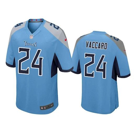 Cheap Men Tennessee Titans 24 Kenny Vaccaro Nike Light Blue Game NFL Jersey